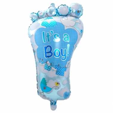 Folie ballon geboorte jongen